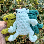 Support Crochet Plushies - Leggy Froggies