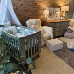 Compactum & Cot Combo Natural Oak & Coloured Compactum With Neptune Baby Cot Cc Range