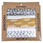 Cotton Kitchen Towels Ochre Leaves 3 Piece