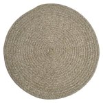 Habitat Braided Round Placemat Cream Width: 39CM
