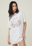 Cotton On 90S T-Shirt Nightie - Lcn San cinnamoroll Cherries