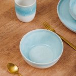 Breeze Stoneware Soup Bowl Blue
