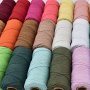 1 Roll 3mm X 109yards Yellowish Brown Macrame Cord Colored Macrame Rope Cotton Rope Macrame Yarn Colorful Cotton Craft Cord For Wall Hanging Plant