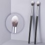 Makeup Brush Sets 2PCS Modern Portable Multifunctional Cosmetic Brush For Mascara Eye Shadow Lipstick Foundation