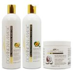 Dominican Magic Nourishing Shampoo & Conditioner Set Hydrating Shampoo & Conditioner For Dry Damaged Hair With Avocado & Coconut