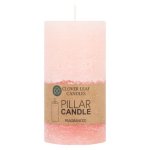 Clover Leaf Candle Coral 7 X 14CM