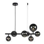 Horizontal Constellation Pendant 7 Light Metal And Glass
