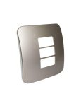 Three Single Module Horizontal Cover Plate - Bronze - Buy Online At 7 Triple 7