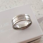 C596-C29071 - Men's Ring Stainless Steel - Size 8
