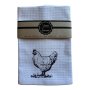 Single Printed Dishcloth - Chicken