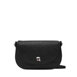 Ikon Pebble Pin Flap Pouch Bag -black
