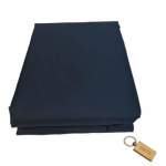 Smte Luxurious Microfiber Bed Sheets: 150X189CM+SMTE Keyring Dark Blue With Keychain