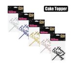 Cake Topper-happy Birthday 1PC Marketplace Brits Bros