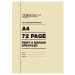 Source Direct - A4 Exercise Book 72 Pages Feint & Margin - Pack Of 15