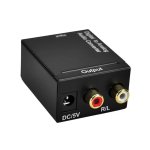 Digital To Analog Audio Converter – Optical To Rca For Stereo Sound – Gc