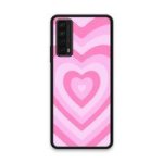 Custom Printed Tpu Cases - Huawei P Smart 2021 & 39 Pink Heart& 39 By
