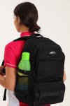 Powerland Laptop Backpack Black School Bag With Multiple Compartments & Free Water Bottle