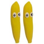 - Squeezy Banana Novelty Squeezy Banana 14CM - Pack Of 2