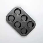 6 Cup Non-stick Carbon Steel Muffin Pan
