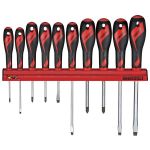 - 10-PIECE Screwdriver Set Wall Rack