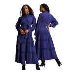 Ink 3D Applique Trim Maxi