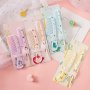 2pcs/set Gorgeous Hair Comb Set For Girls Portable Anti-Static Plastic Hairdressing Comb Ideal Choice For Gifts