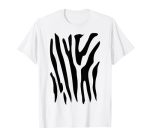 Zebra Stripe Africa Animal Costume Zebra Stripes Striped T-Shirt