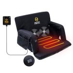 Nice C Heated Massage Stadium Seats With Battery Wide Bleacher Seats Floor Chair Folding Reclining Waterproof Arena Cushion With
