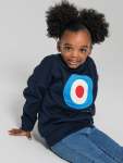 Kids Target Crew Sweater - Navy - 12 Navy