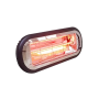 Acdc Black Silver 2000 W Overheat Protection Infrared Heater