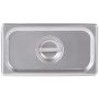 Lid Quarter 0.7MM Rectangular For Chafing Dish -