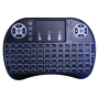 Mikuso KM-501 Wireless MINI Keyboard With Touchpad 2.4GHZ/BLUETOOTH Backlit 92-KEY Handheld Remote