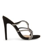 Black Suede Sandal