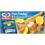 Harvest Frozen Fish Friday Lemon Flavour Battered Hake Fillets 600G