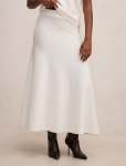Elliotte Petite Knit Midi Skirt - L Winter White Co-ord