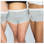 3-PACK Delicate Knicker - X Large 38 / 3X Grey Melange