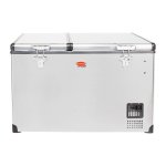 Snomaster 66L Stainless Steel Portable Fridge Freezer Dual Compartment - SMDZ-EX67D