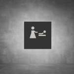 Baby Changing Sign D02 - Black - Powder Coated Aluminum