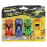 4-IN-1 Toy Car Set 4-PACK