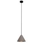 Concrete Cone Pendant Light Grey