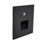 Orion. Orion Window Square Cct LED Footlight With Motion Sensor - Black White - White