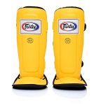 Fairtex SP3 Muay Thai Shin Guards For Men Women Kids Mma Training Kickboxing Premium Lightweight & Durable |avoid Shin Splints D