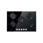 Whirlpool 5 Gas Burner Hob Black