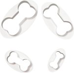 4PC Dog Bone Cookie Cutter Set Cookie Cutter