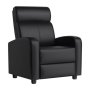 Black Leather Recliner Sofa