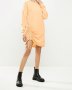 Missguided Women's Ruched Side Sweater Dress - Peach