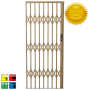 Xpanda Alu-glide Security Gate - 1500MM X 2150MM Bronze