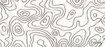 Abstract Contoured Lines - White Full Desk XL Coverage Gaming And Office Mouse Pad