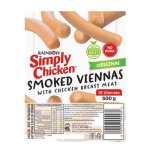 Rainbow Original Chicken Viennas 500G