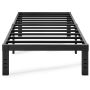 Metal Bed Frame With Storage Space & Heavy Duty Base Easy Assembly